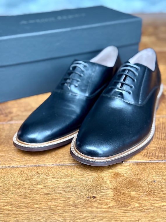 Men's Black Leather Oxford Dress Shoes by Aston Grey Grenasien Style Size 8 - Etsy Ireland Men's Black Leather Oxford Dress Shoes by Aston Grey Grenasien Style Size 8 - Etsy Ireland