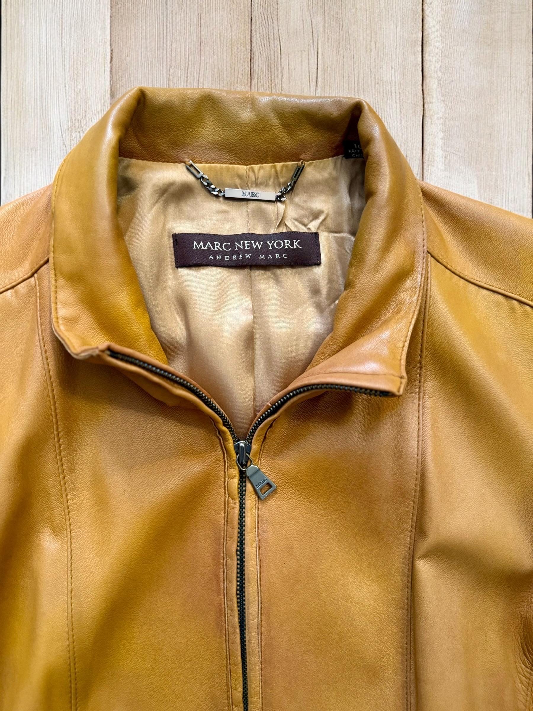 ジャケットAndrew Marc New York シャンパンゴールド ジャケットAndrew Marc New York シャンパンゴールド