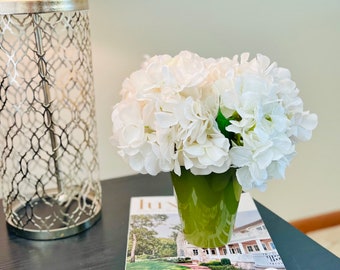 Vintage Ceramic Vase in Sage Green