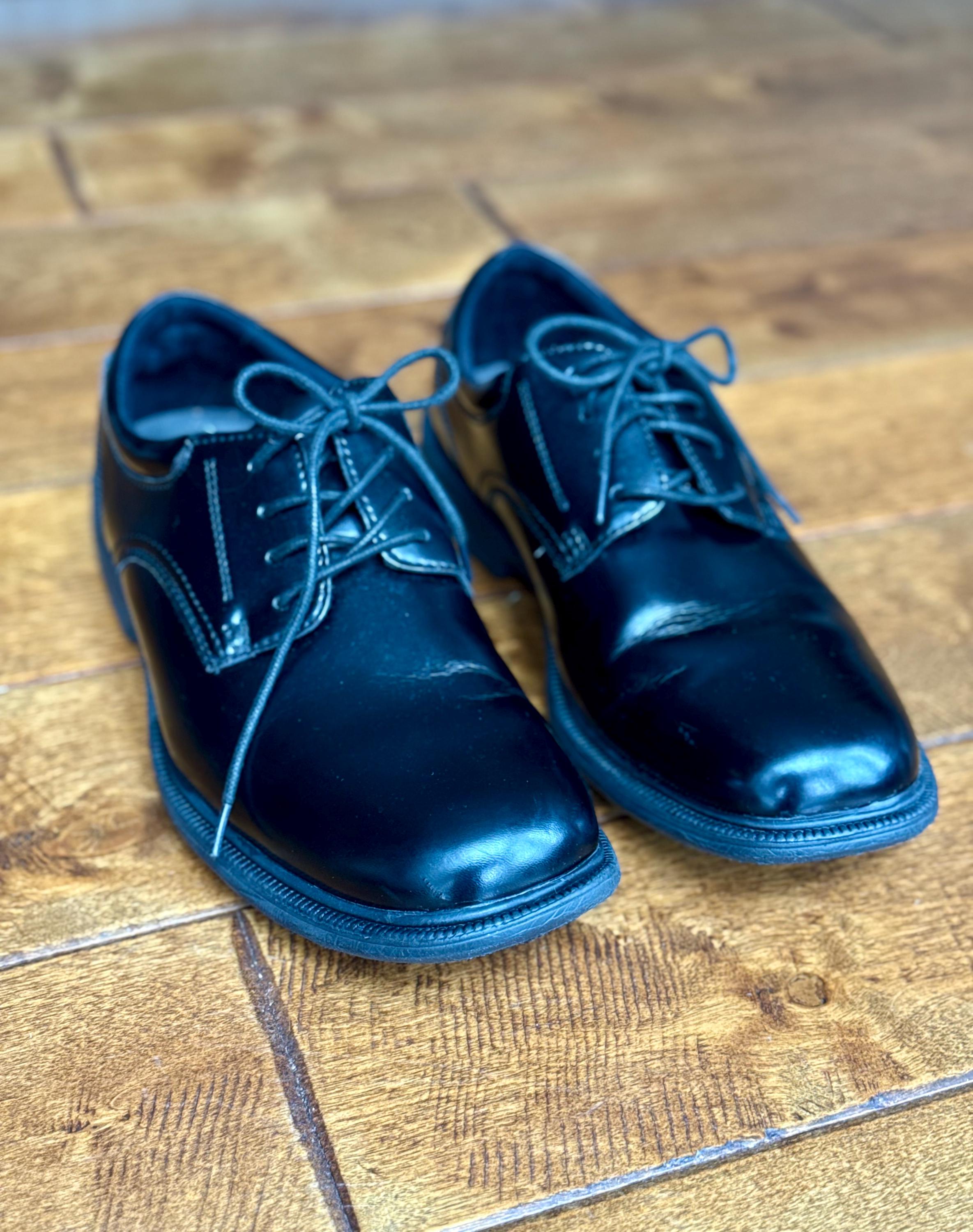 Nunn Bush Black Leather Lace-Up Oxfords with Blue Insole Nunn Bush Men main image 2