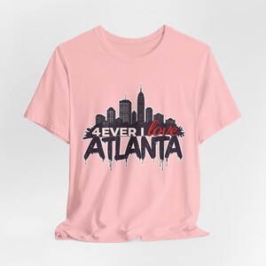 Atlanta Skyline Unisex Tee, City Pride Shirt, Graffiti Style 4ever I Love Atlanta Top, Georgia Gift, Team Spirit Apparel image 8