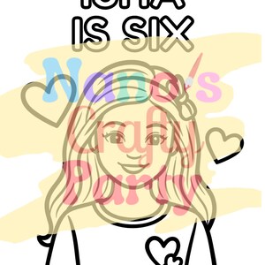 Customized Barbie Themed Canvas for Painting - Birthday Party Activity and Party Favor image 6