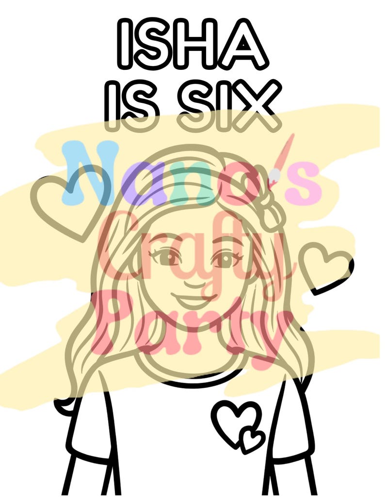 Customized Barbie Themed Canvas for Painting - Birthday Party Activity and Party Favor image 6