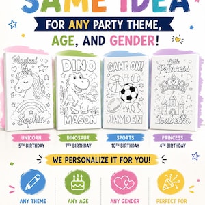 Customized Barbie Themed Canvas for Painting - Birthday Party Activity and Party Favor image 9