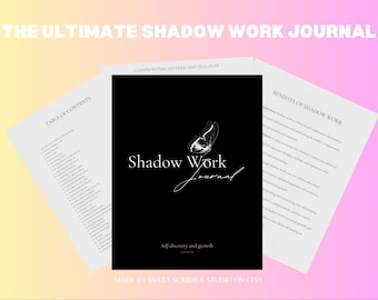 Shadow Work Journal - Shadow Work Prompts - Página do Livro das Sombras - O guia definitivo para Shadow Work, Ritual de Shadow Work - PDF Canva