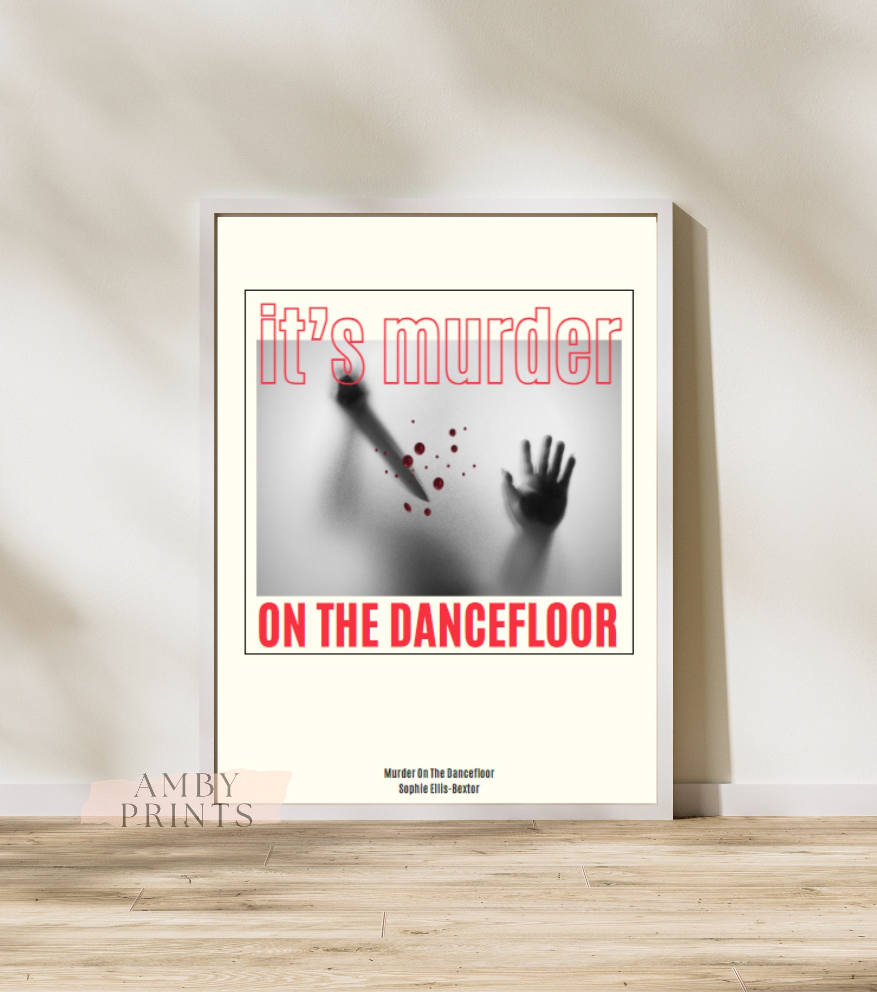 MURDER ON THE DANCEFLOOR ポスターフレーム付き30×40 MURDER ON THE DANCEFLOOR ポスターフレーム付き30×40 MURDER ON