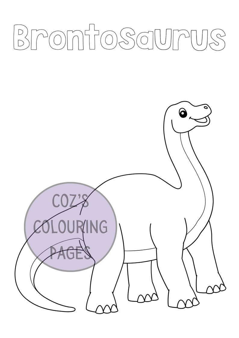 Dinosaur Colouring Pages Printables Kids Colouring Pages - Etsy