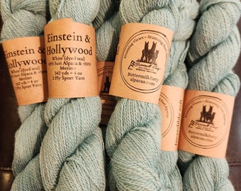 Suri Alpaca 2 Ply Sport Yarn - Dyed Teal