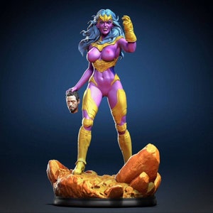 Thanos Girl 3D Design 3D Printer