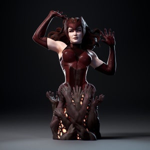 Scarlet Witch 3D Design 3D Printer