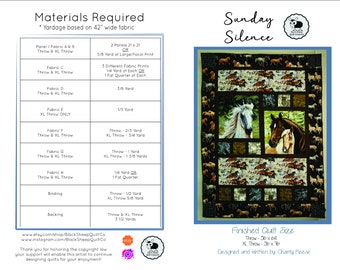 Sunday Silence Quilt Pattern