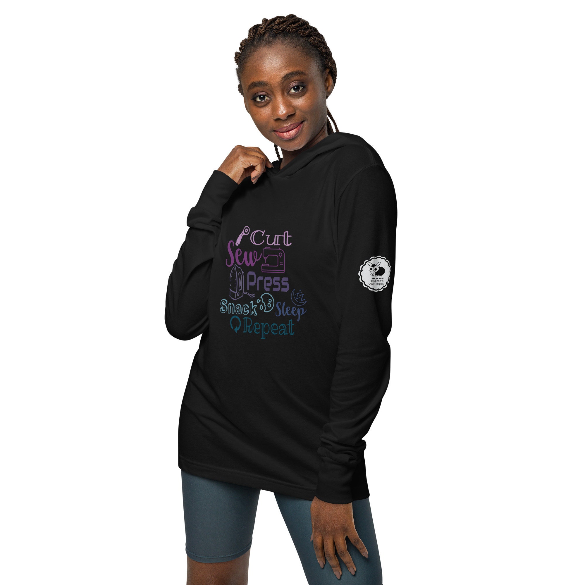 Hood t shirt for ladies shop