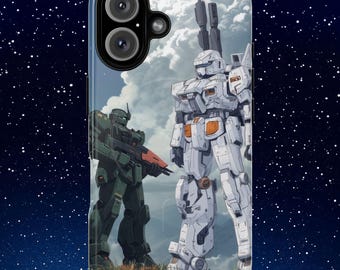 Anime Gundam Phone Case, Tough Magnetic Case for Sci-Fi Fans, Otaku Gift, Robot Anime Lover, Mecha Phone Cover, Custom Anime Tech Accessory