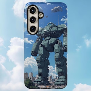 Samsung Phone Case, Anime Sci Fi Gundam Tough Phone Cover, Custom Protective Case, Unique Gift for Anime Lover, Phone Accessories