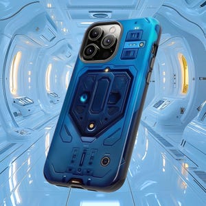 Tough Cases - Sci Fi Cyberpunk Gamer Tech Future, Cyberpunk Phone Cover, Futuristic Electronic Device Protector, Geeky Sci Fi Gift, Cool