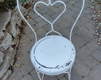 White Metal Chair