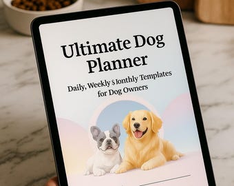 Ultimate Dog Care Bundle – Planner + Healthy Homemade Meal Guide for Your Pup