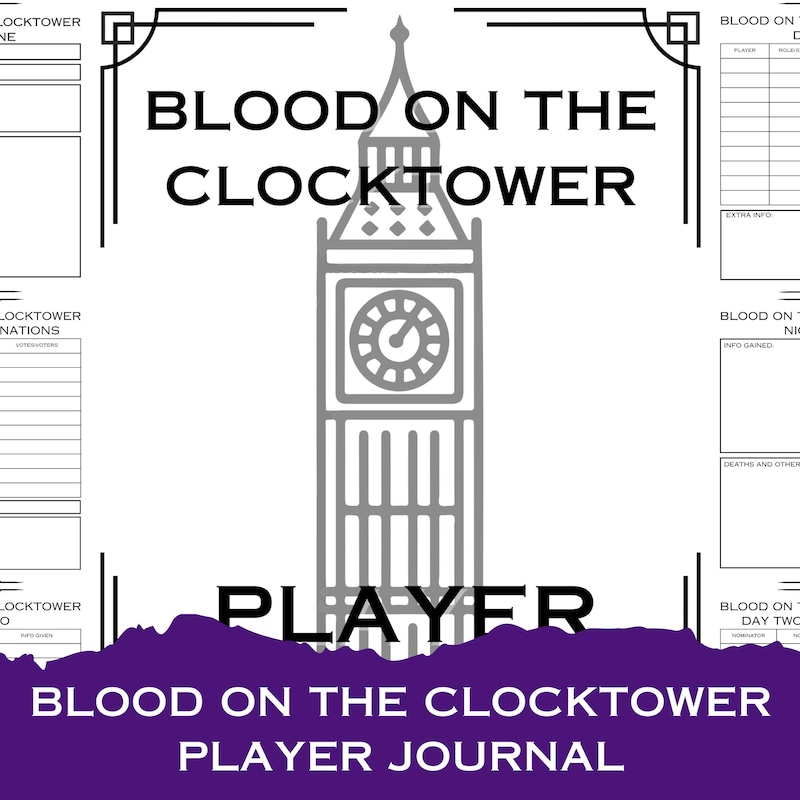 Blood on the Clocktower - Etsy