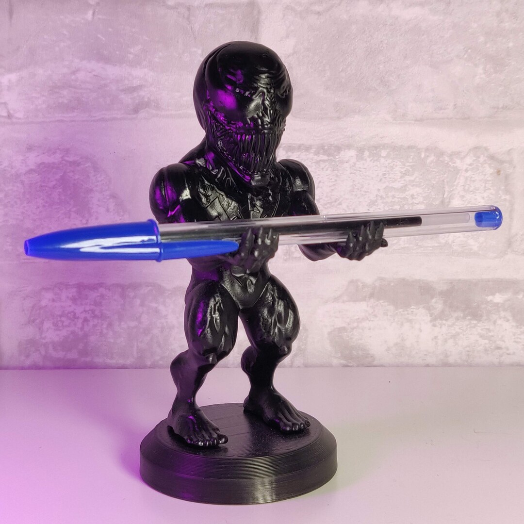 Venom Pen Holder Unleash the Darkness on Your Desk - Etsy