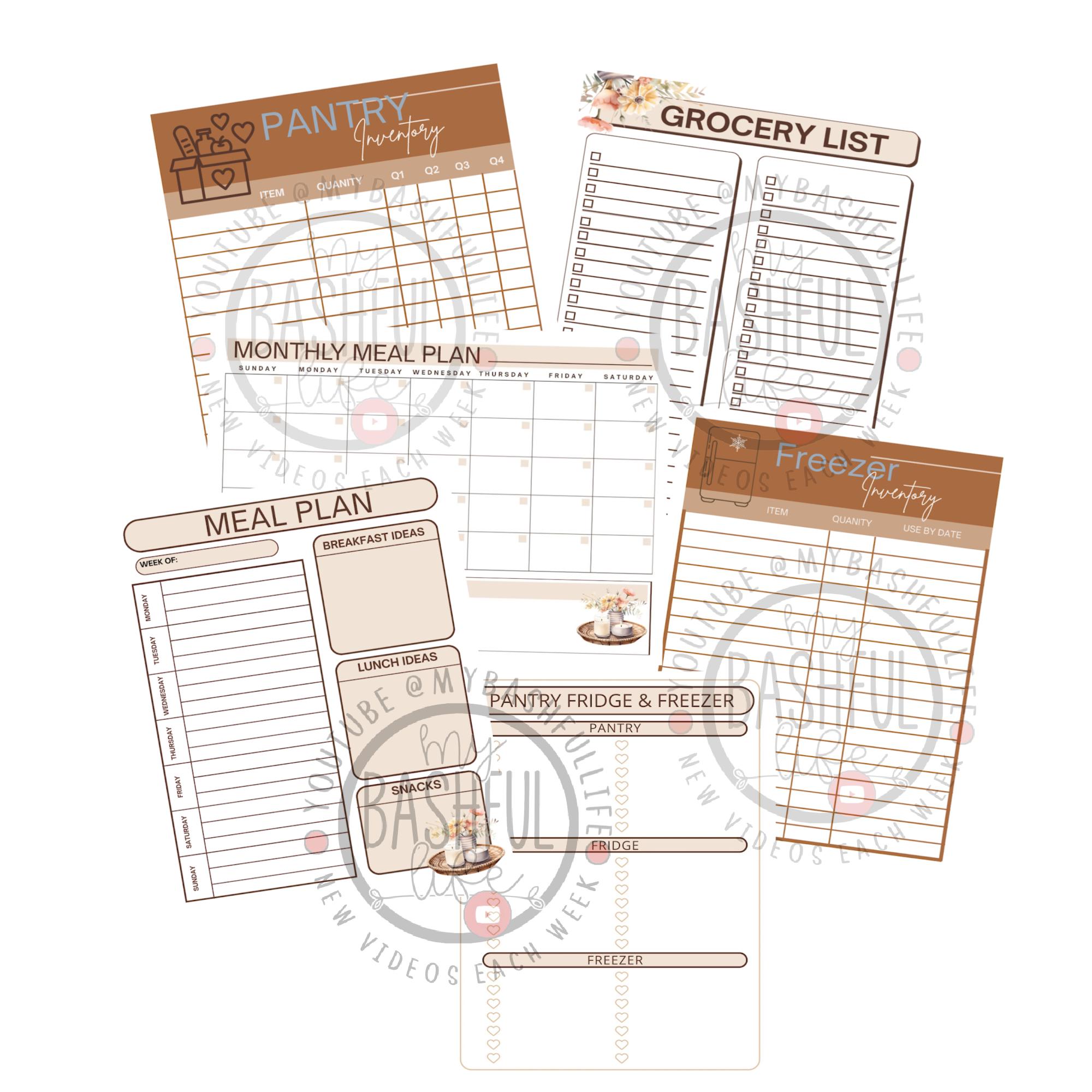 ULTIMATE Pantry Meal Planner - Etsy