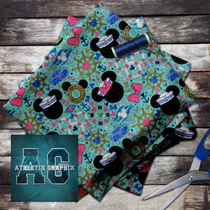 Magical Mouse Cruise Seamless Repeat Pattern for Fabric Sublimation | Seamless File