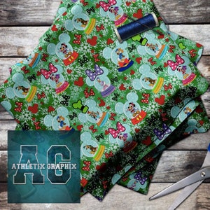 Magical Christmas Snow Seamless Repeat Pattern for Fabric Sublimation | Seamless File