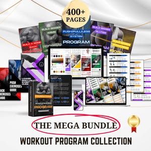 ジムプログラムテンプレート完全セット – パーソナルトレーナー＆コーチ向け編集可能なワークアウトプラン400種類以上 | クライアント向けフィットネスパッケージ