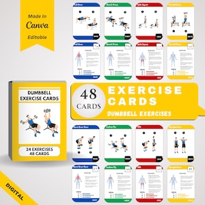Cartes d'exercices d'haltères Modèles d'entraînement Entraîneurs de fitness Entraîneurs de santé Entraînements à domicile Programmes d'exercices