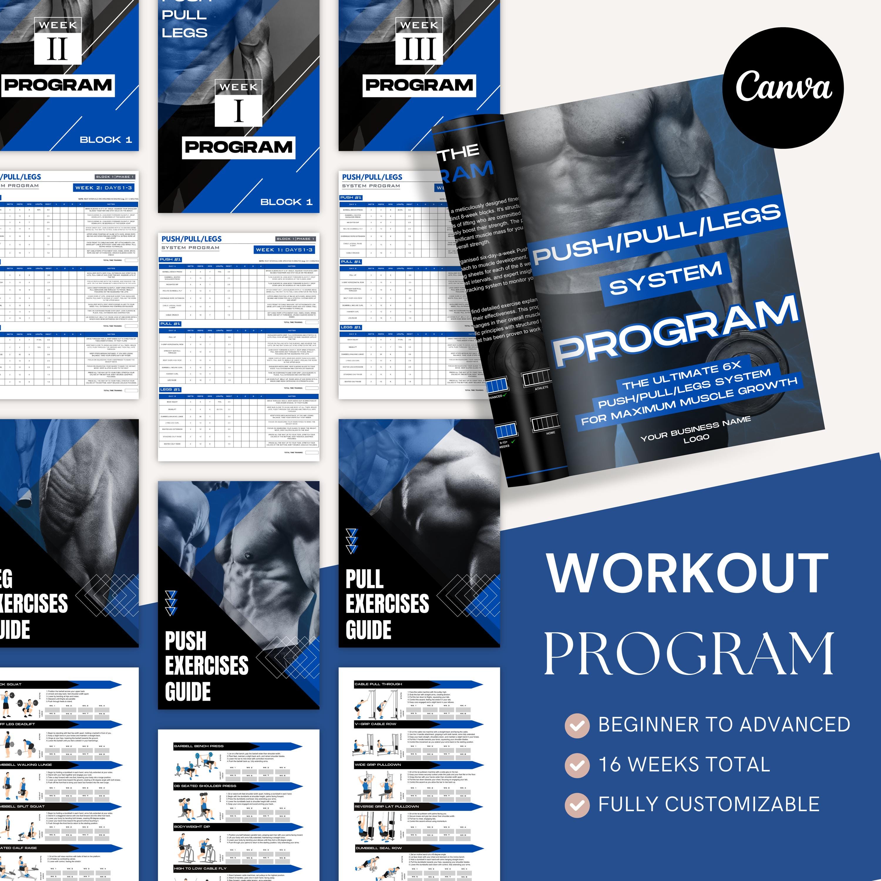 Push Rutina Hipertrofia Dias Push Pull Legs España