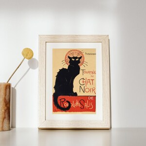 Black Cat   Wall Art Digital Download for your home journée du Chat Noir (1896) by Théophile Alexandre Steinlen. printable digital product