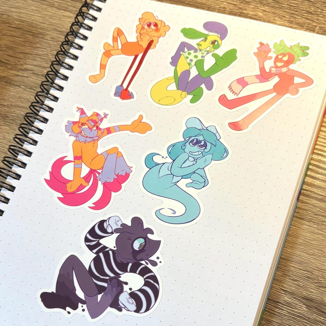 Dandys World Stickers - Etsy