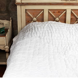 Wool Duvet, Wool Comforter, Linen Quilt, Organic Quilt, Linen