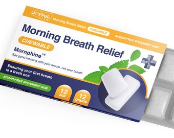 Morning Breath Chewing Gum - Funny Prank Gift Including Prescription Bag - Birthday Gift for Him or Her - Joke Gift For Boyfriend Girlfriend