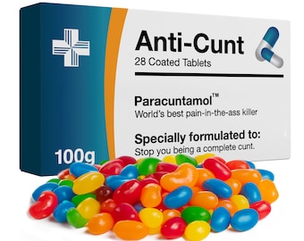 Pastillero de broma con gominolas y bolsa para medicamentos - Regalos divertidos de cumpleaños - Regalo para el calcetín navideño - Amigo invisible - Regalos de broma para hombres