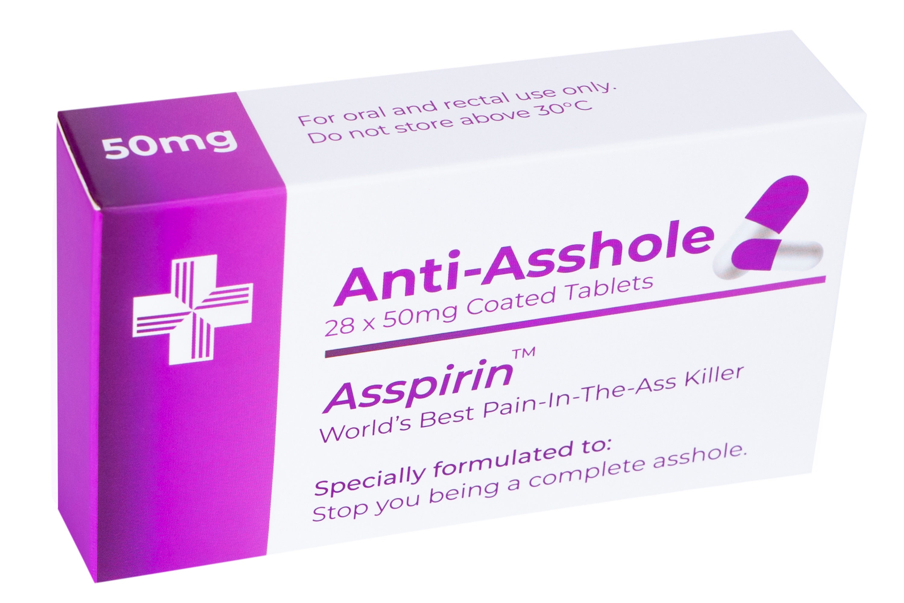 Prank Pill Box with Prescription Bag - Funny Birthday Gifts - Christmas Stocking Filler - Secret Santa - Joke Gifts for Men & Boyfriend