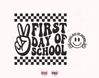 First Day Of School Svg Png, Back To School Svg, Teacher Svg, 1st Day Of School Svg, Funny School Shirt Svg, Retro School Svg, Teacher Shirt