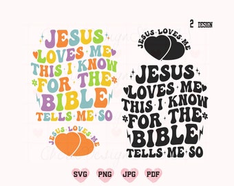 Jesus Loves Me Svg, Christian Svg, Christian Shirt Svg, Retro Christian Svg, Hoodie Svg, Bible Verse Svg, Aesthetic Svg, love Jesus Svg