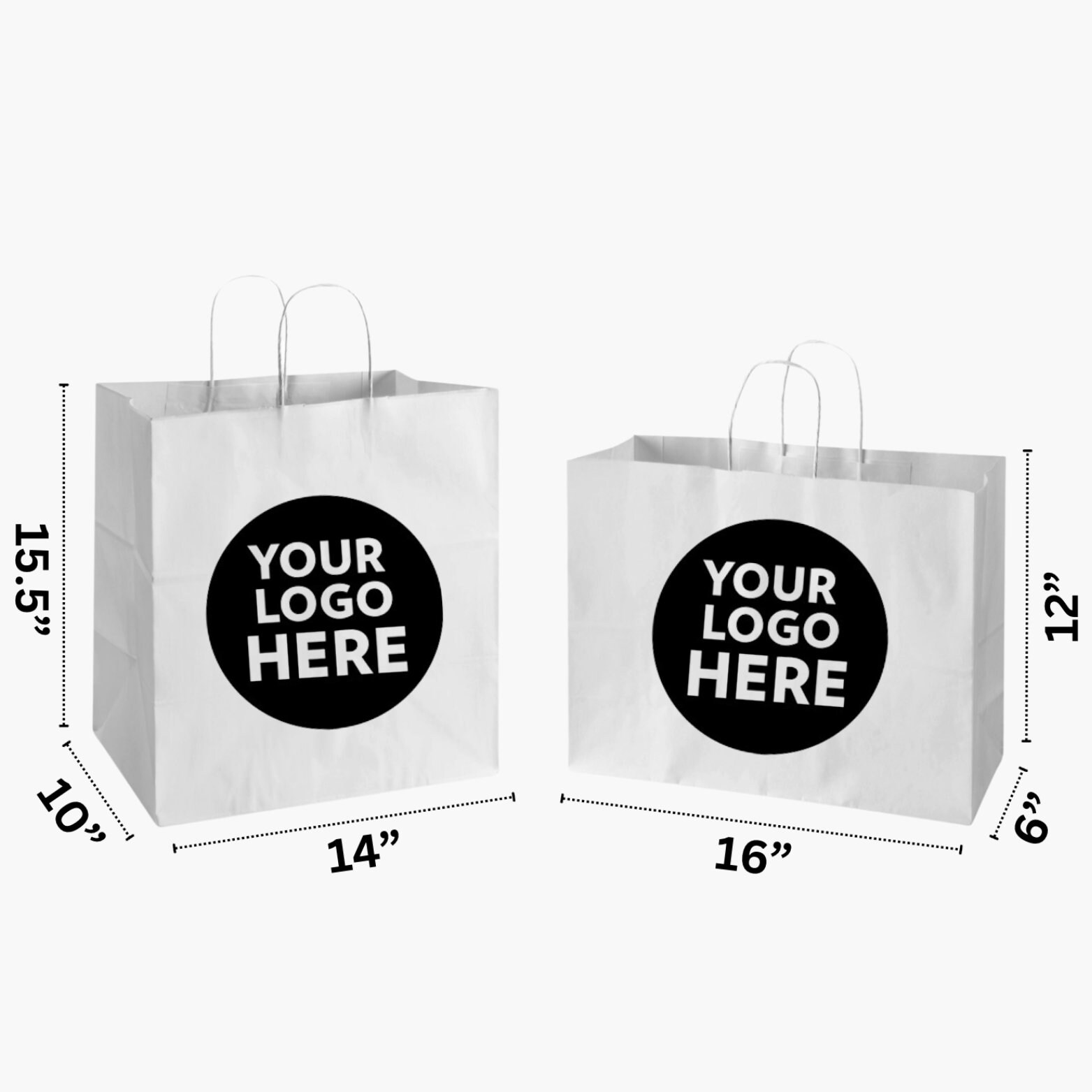 Custom Kraft Paper Bags, Merchandise Bag, Paper Bag Etsy