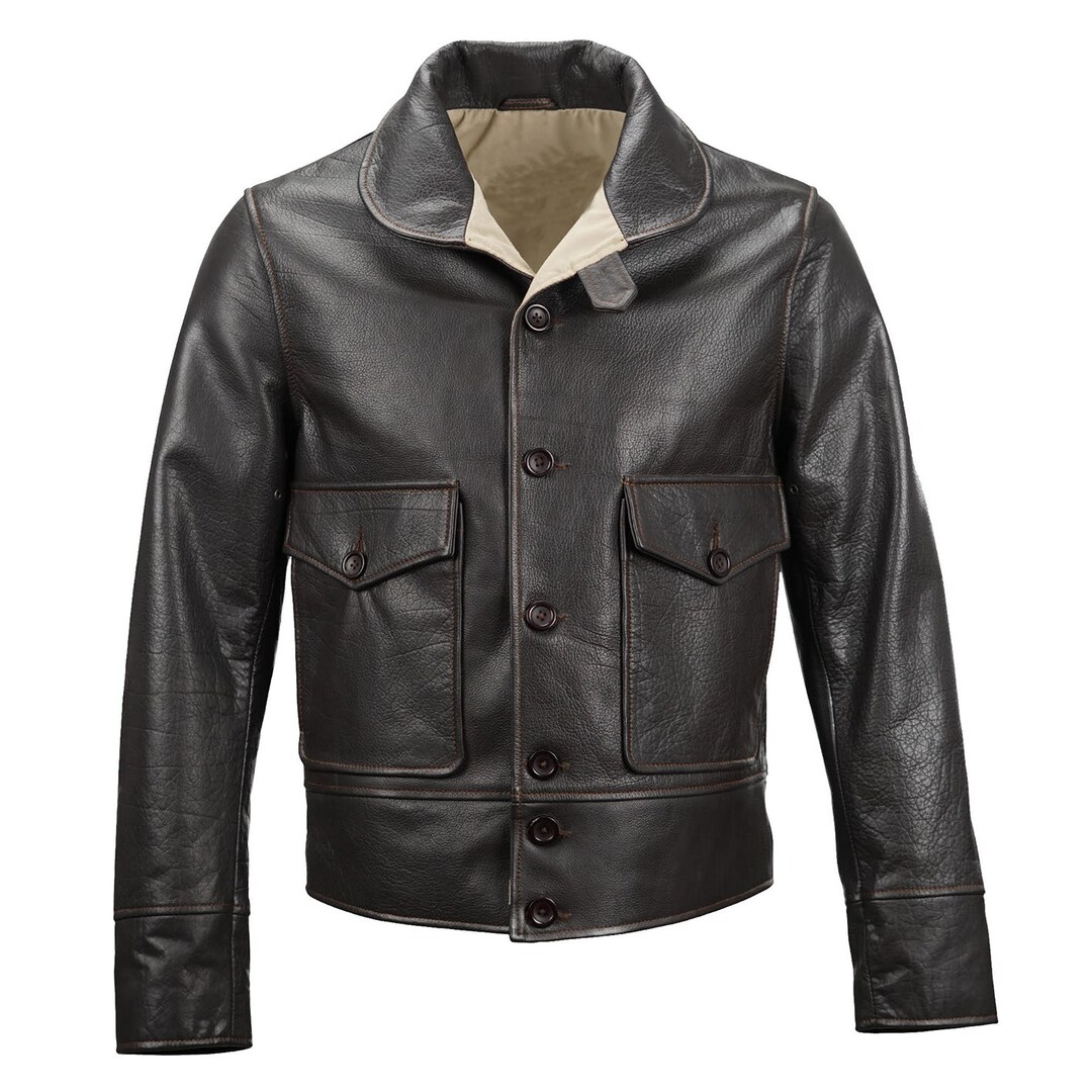 Vintage Style Leather Jacket