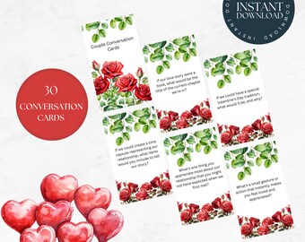 Couple Conversation Cards | Date Night Game (Digital Download)