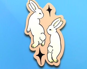 Lucky Rabbit Vinyl Sticker