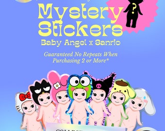 Sonny Angels x Kitty Stickers Gacha | Mystery Stickers, Sonny Angel, Stocking Stuffer, Keroppi, Kewpie