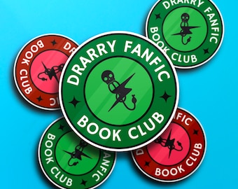 Drarry Fanfic Buchclub Aufkleber | Ao3, Drarry, Fan Fiktion, HP, Bookish Merch, Leseliebhaber, MLM Shippers, Fandom Ships, Harry x Draco