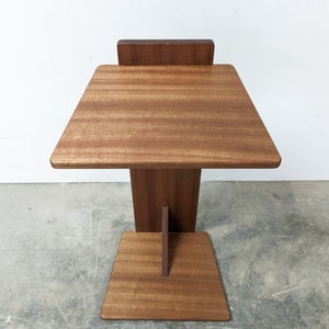 Custom Mahogany Side Table