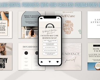 Faceless Business Foundations-bundel - Instagram-editie met Master Resell-rechten