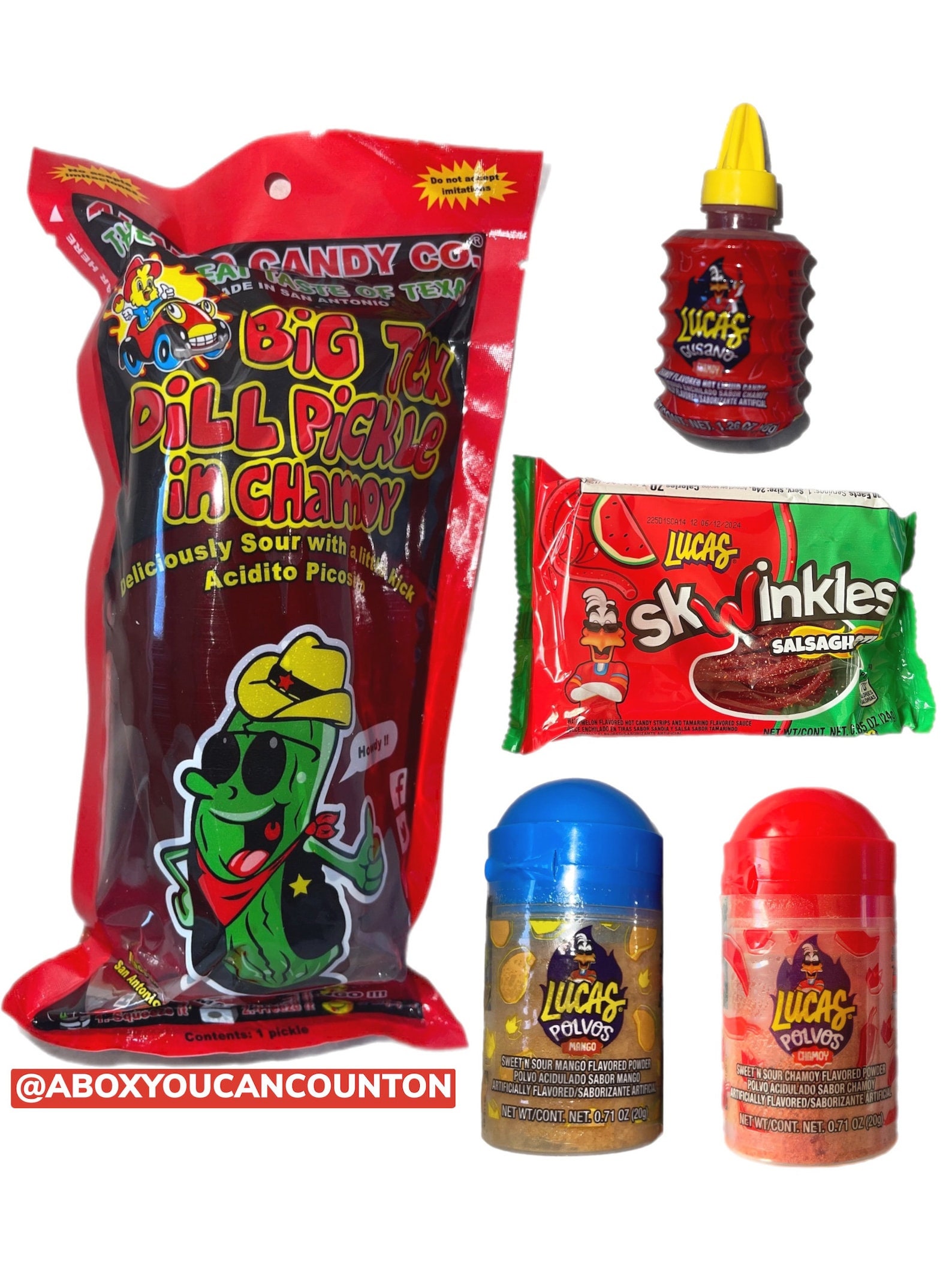Large Hot Chamoy Pickle Kit – Sweet 4 Sure
