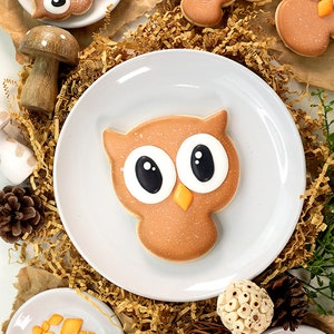 Olivia Owl Cookie Cutter, 3D Plastic image 4