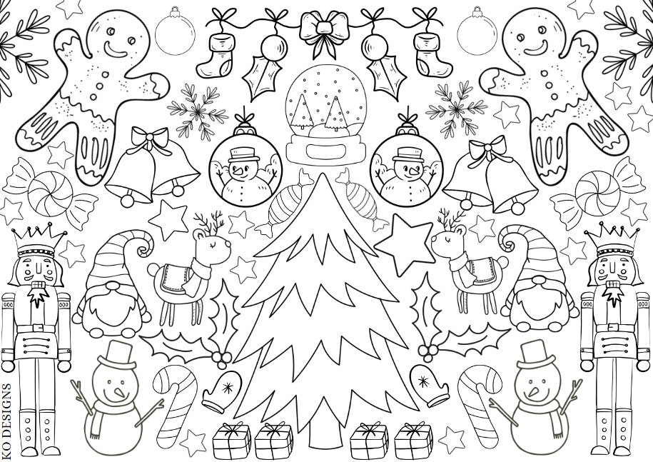 a4-printable-christmas-colouring-page-perfect-for-use-as-placemats-etsy