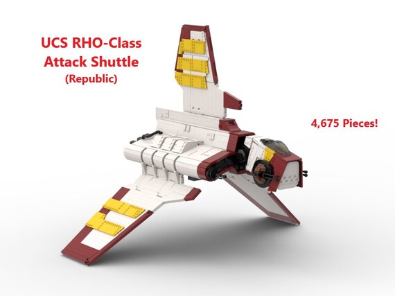 UCS Republic Rho class Attack Shuttle With Custom Delta Squad