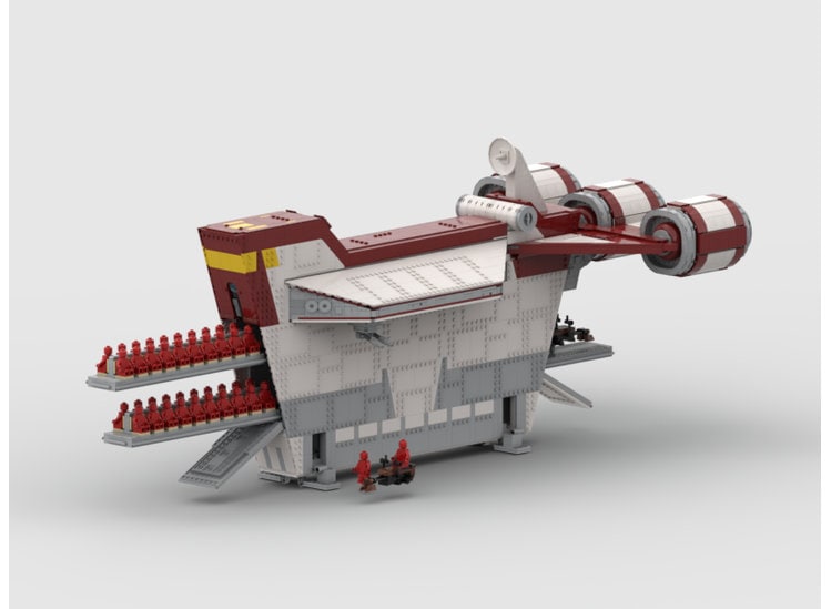 CR 20 Troop Carrier With 20x Custom Clone Troopers Etsy